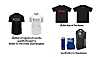 picture of PlayStation merchandises and Rise of the Ronin T-shirts