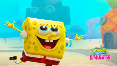 Roblox - Ilustração que mostra o jogo SpongeBob SquarePants Simulator