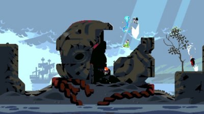 Captura de pantalla de Samurai Gunn 2