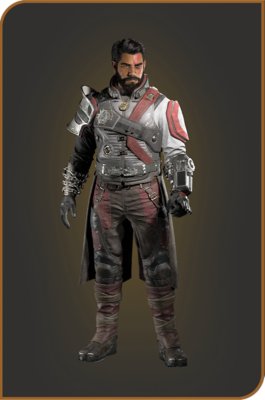 Grafik aus SAROS, die den Midgard-Skin für Arjun zeigt