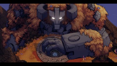 sea of stars characters solving a puzzle screenshot 