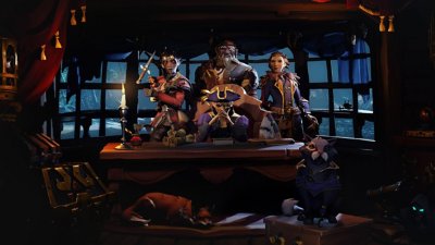 《Sea of Thieves》螢幕截圖，展示一位船員