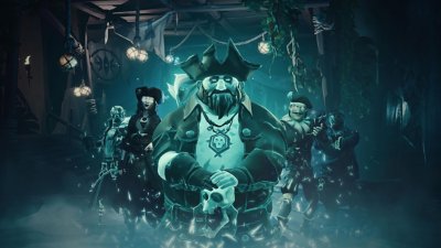 Sea of Thieves screenshot showing a ghostly crew