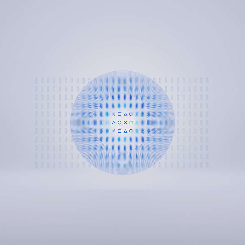 A moving orb with the centre in focus demonstrates optimized rendering