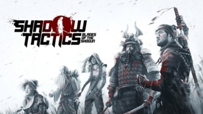 『Shadow Tactics:Blades of the Shogun』5人のメインキャラクターの白黒鉛筆スケッチのキーアート