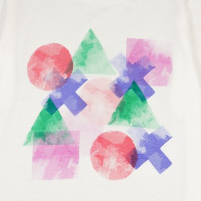 シェイプス プリントTシャツ (こども) / PlayStation ホワイト Gallery Image 3