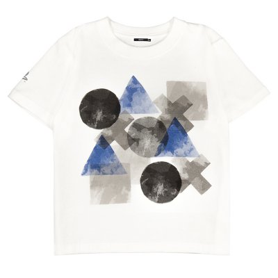 シェイプス プリントTシャツ (こども) / PlayStation ホワイト Gallery Image 4