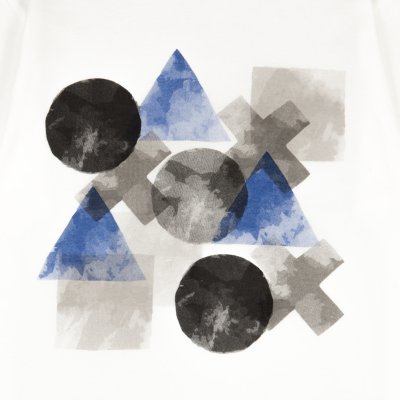 シェイプス プリントTシャツ (こども) / PlayStation ホワイト Gallery Image 6