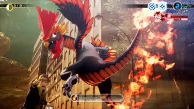 Снимок экрана из игры Shin Megami Tensei V: Vengeance, на котором изображён персонаж по имени Итиро
