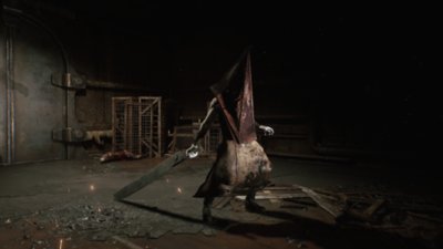ภาพหน้าจอ Silent Hill 2 แสดงให้เห็นถนนร้างที่ปกคลุมด้วยหมอก