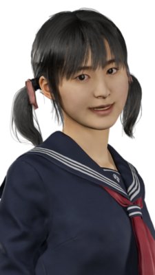 Silent Hill f - afbeelding van het personage Igarashi Sakuko in een traditioneel Japans schooluniform uit de jaren 60