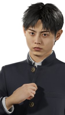 Silent Hill f - afbeelding van het personage Iwai Shu in een traditioneel Japans schooluniform uit de jaren 60