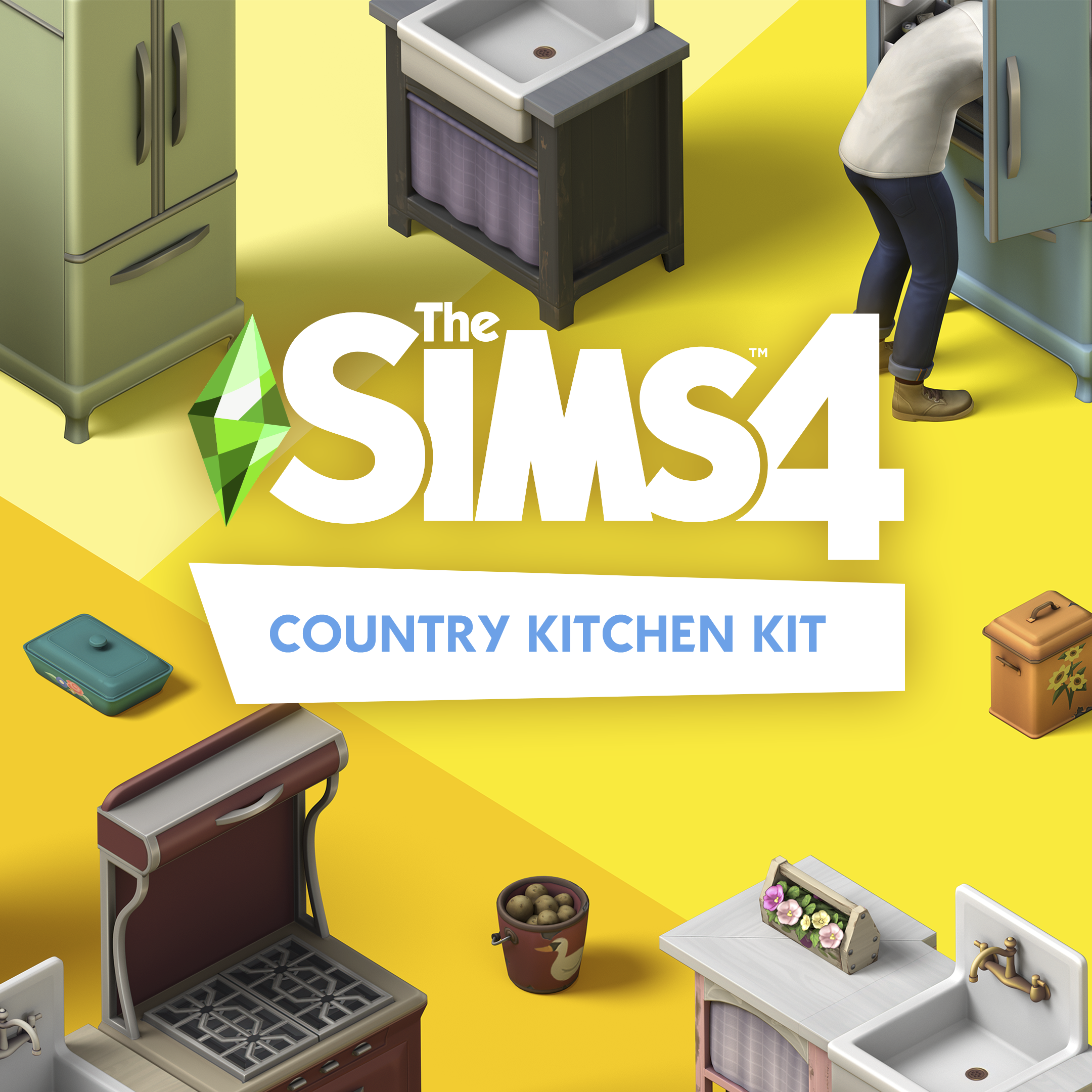 The Sims 4 Country Kitchen Kit