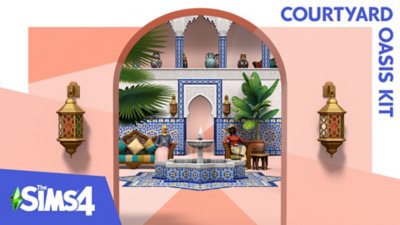 Die Sims 4 Innenhof-Oase-Set