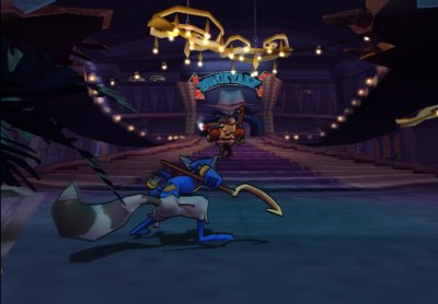 צילום מסך מתוך מהלך המשחק של Sly Cooper and the Thievius Raccoonus