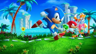 Kľúčová grafika hry Sonic Superstars