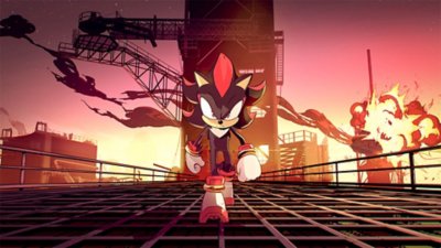 Sonic X Shadow Generations - Captura de ecrã de uma sequência animada que mostra o Shadow