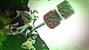 Sonic X Shadow Generations – zrzut ekranu przedstawiający Shadowa używającego ataku kopniakiem