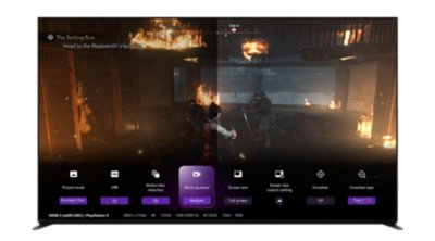 ميّزة Black Equalizer مُفعّلة على BRAVIA9