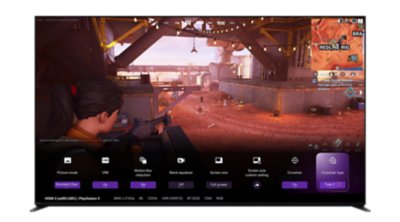 ميّزة مؤشر التصويب مُفعّلة على BRAVIA9