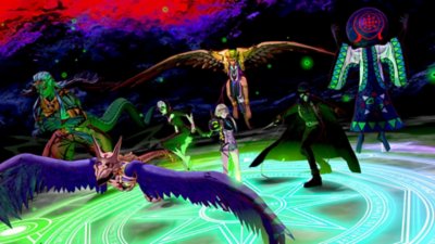 Soul Hackers 2 screenshot showing combat