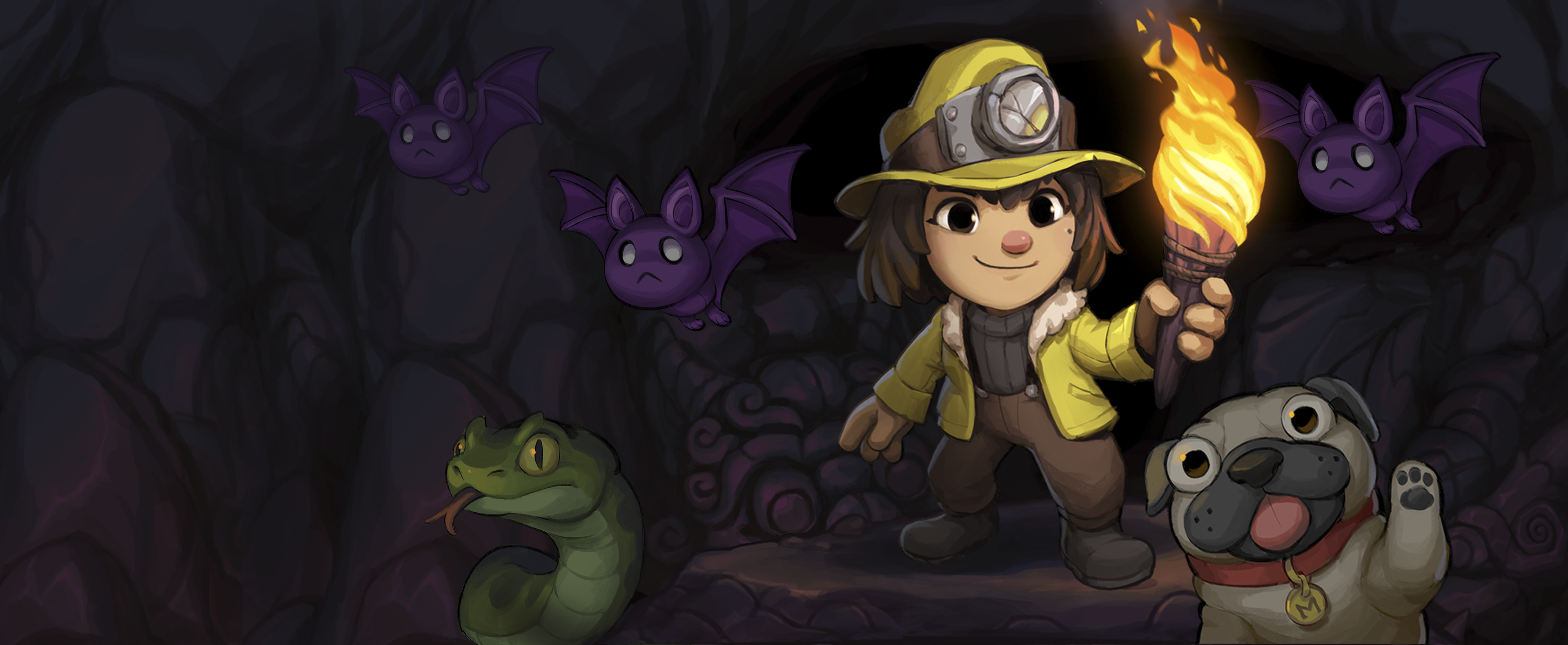 《洞穴冒险2》- 首图背景
