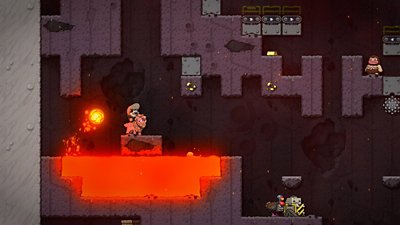 Spelunky 2 - Captura de pantalla - Destrucción