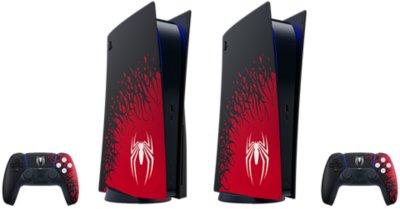 Marvel's Spider-Man 2 limited editions  PS5 console bundle, DualSense  wireless controller and console covers (UK)