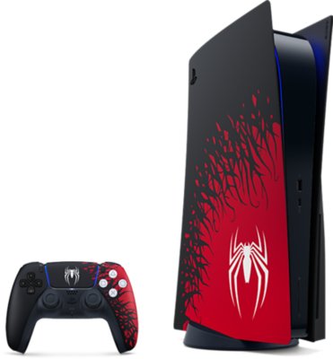 Marvel’s Spider-Man 2 PlayStation 5 console and DualSense controller.