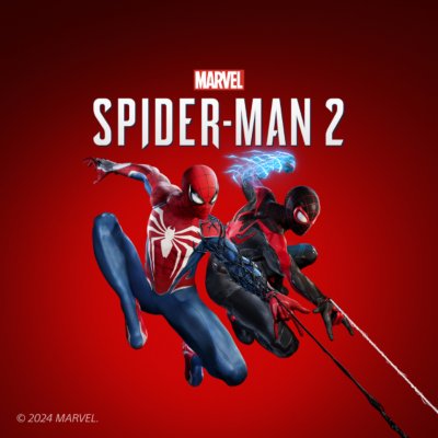 Copertina di Spider-man 2 che mostra Spiderman e Miles Morales