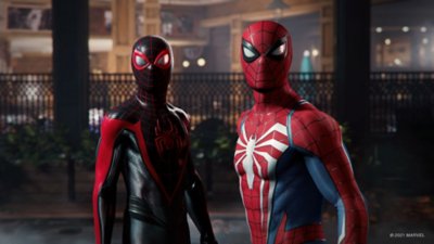 Marvel's Spider-Man 2 ストーリーの二人組のスクリーンショット 