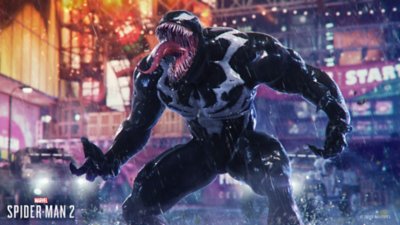 Marvel’s Spider-Man 2 – zrzut ekranu przedstawiający cios symbionta