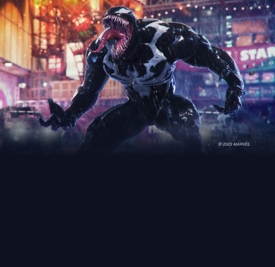 Spider-man 2 key art showing venom