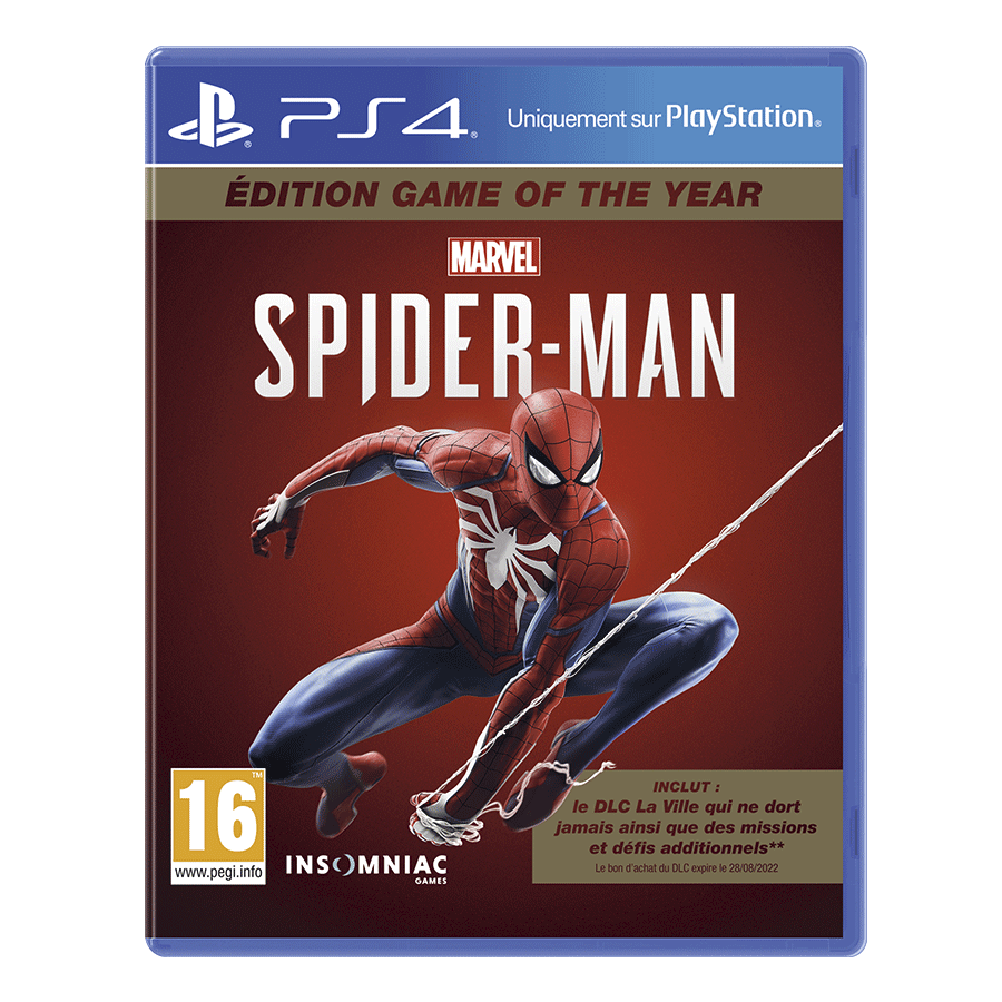 marvel's spider-man édition game of the year blu-ray