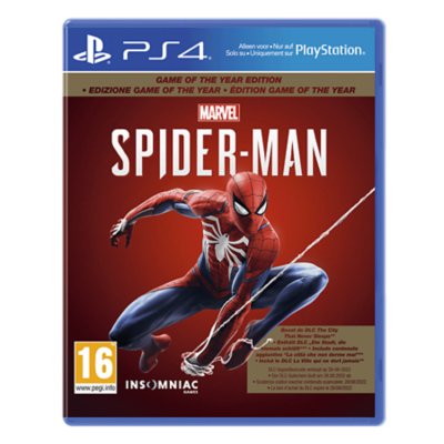 marvel's spider-man game of the year edition blu-ray