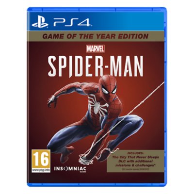 marvel's spider-man game of the year edition blu ray