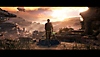《星際大戰絕地：倖存者》螢幕截圖，顯示凱爾俯瞰岩石地景