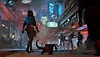 Star Wars Outlaws-screenshot van de hoofdpersoon die op de oppervlakte van een planeet reist