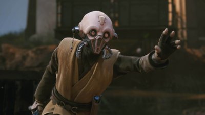 Star Wars Zero Company – kuvakaappaus, jossa Tognath-jedi tekee voimaliikkeen.