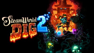 عمل فني من لعبة Steamworld Dig 2