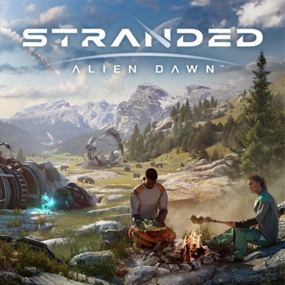 Stranded: صورة فنية أساسية للعبة Alien Dawn