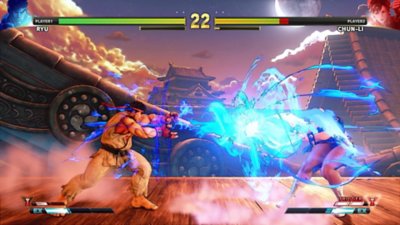 Snímka obrazovky z hry Street Fighter 5