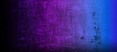 背景画像アートワーク - 粗い壁のテクスチャに重なった紫から青へのグラデーション