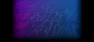 Background artwork - graffiti on blue and pink gradient