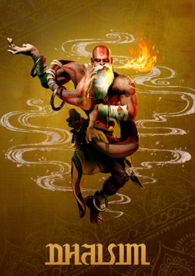 Image de Dhalsim dans Street Fighter 6.