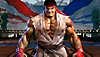 Skjermbilde fra Street Fighter 6 som viser Ryu