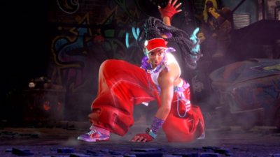 Captura de tela de Street Fighter 6 mostrando a nova personagem, Kimberly