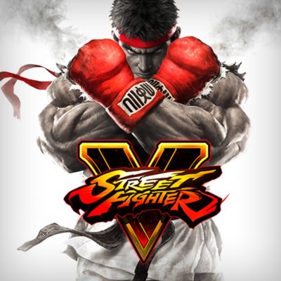 Street Fighter V packshot featuring icon series character Ryu.