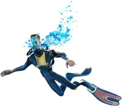 Subnautica 다이버 캐릭터