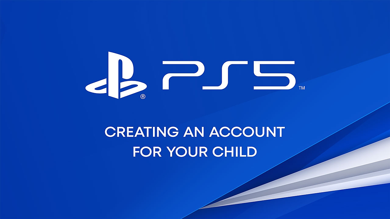 Creating an account for your child on PS console